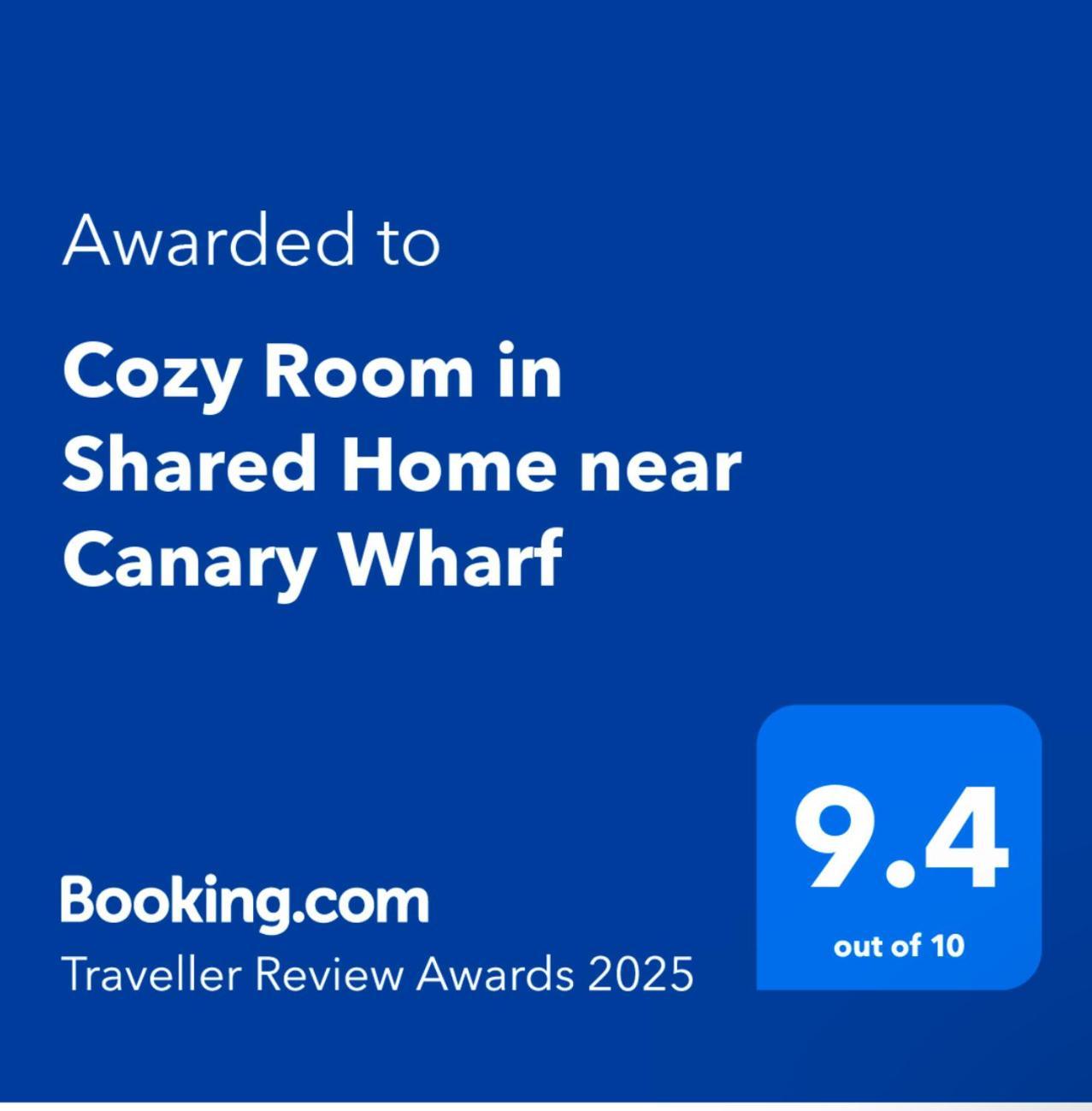 Cozy Room In Shared Home Near Canary Wharf London Kültér fotó